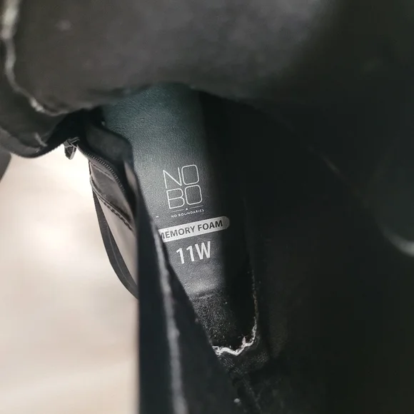 NOBO No Boundaries Women's Black Military Combat Style Boots Size 11W - Picture 7 of 10